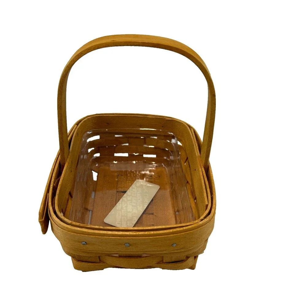 1996 Longaberger Horizon of Hope Basket w/Protector 6.75